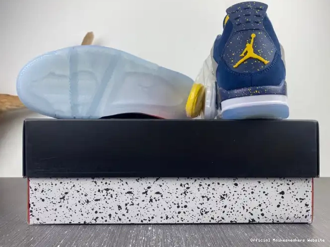 Official Maikesneakers Retro AJ4-1036660 (PE) Air Jordan Michigan 4 0412
